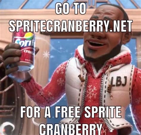 this isn't a meme I genuinely have a crush on you but with want a Sprite cranberry. . Spritecranberrynet meme